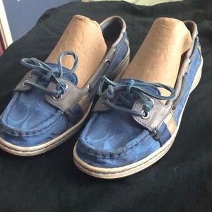 Coach Rainey Boat Shoe Size 7 1/2
